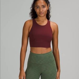 Lululemon wunder train long line bra